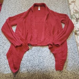 Cherokee Girls Red Sparkle Cardigan - Adorable